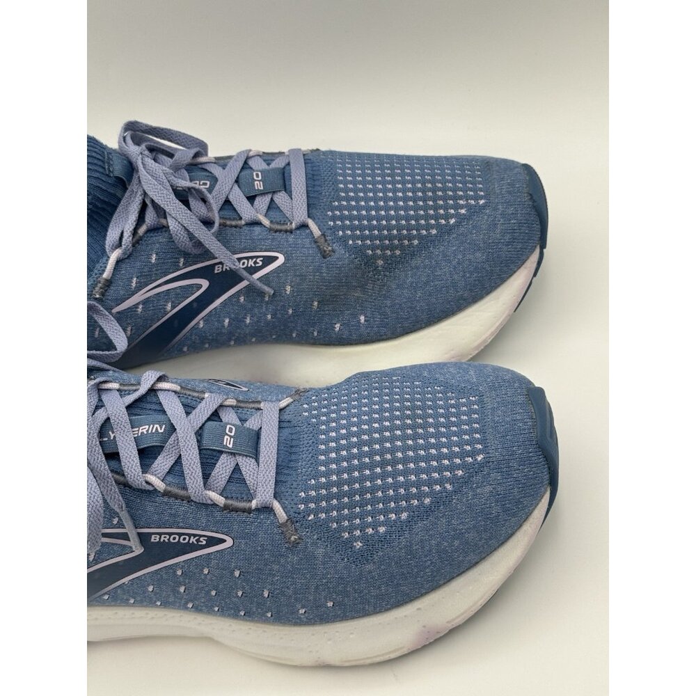 Brooks Glycerin 20 Athletic Running Shoes Womens Blue Low Top Lace Up Size 11.5 - Picture 3 of 14
